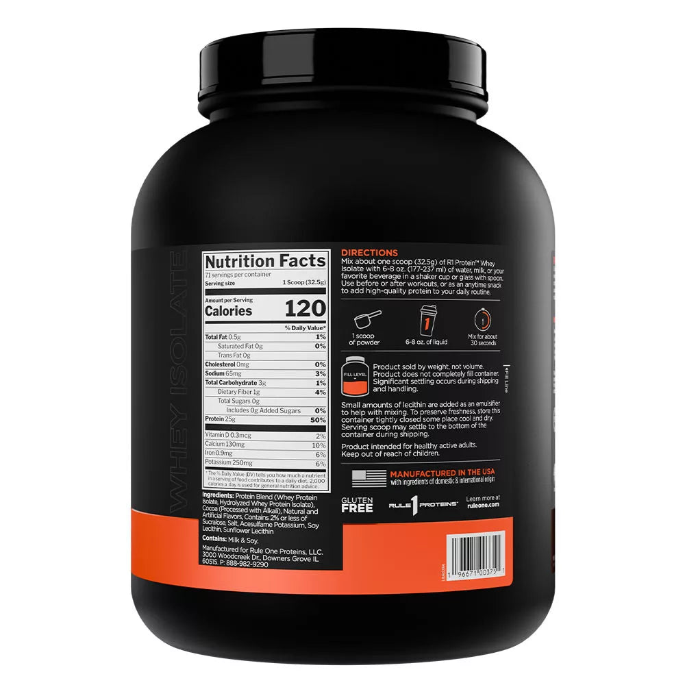 Rule1 R1 Protein Whey Isolate (2310 g, Milk Chocolate)
