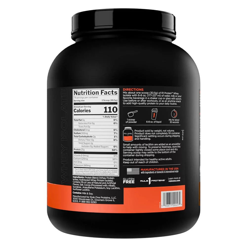 Rule1 R1 Protein Whey Isolate (2260 g, Salted Caramel)