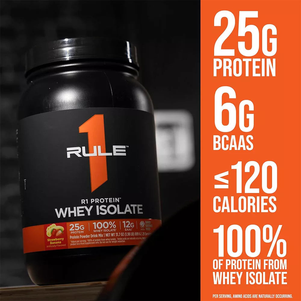 Rule1 R1 Protein Whey Isolate (2280 g, Vanilla Creme)