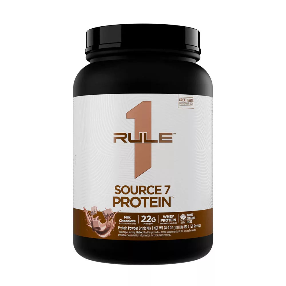 Rule1 Source 7 Protein (20 Servings, Milk Chocolate)