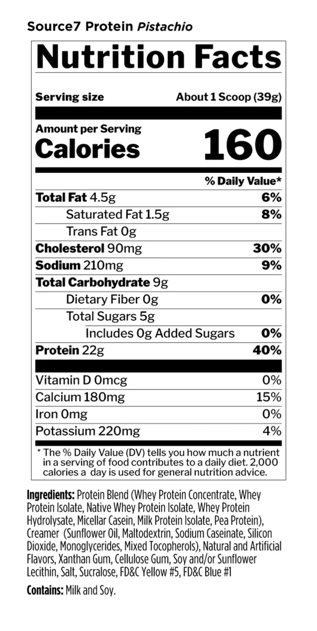 Rule1 Source 7 Protein Sample (40 g)
