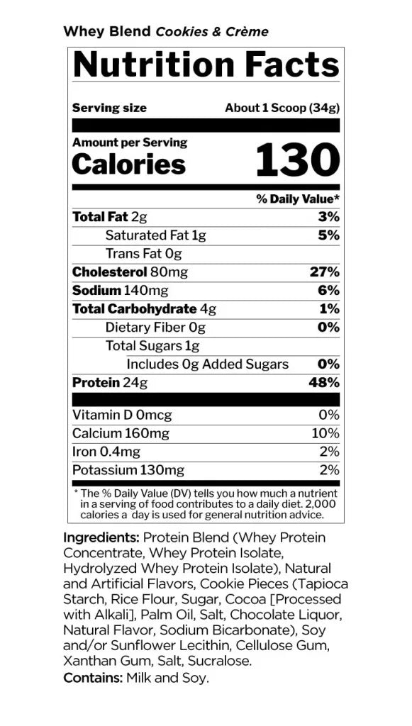 Rule1 Whey Protein (4520 g, Cookies & Cream)