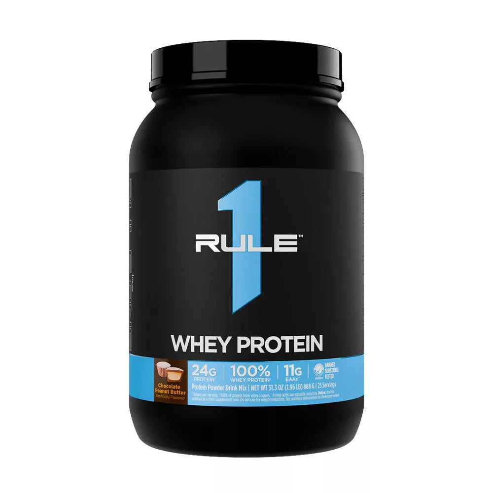 Rule1 Whey Protein (888 g, Chocolate Peanut Butter)