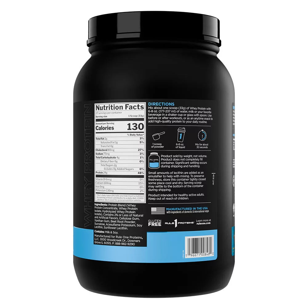 Rule1 Whey Protein (891 g, Fruity Cereal)