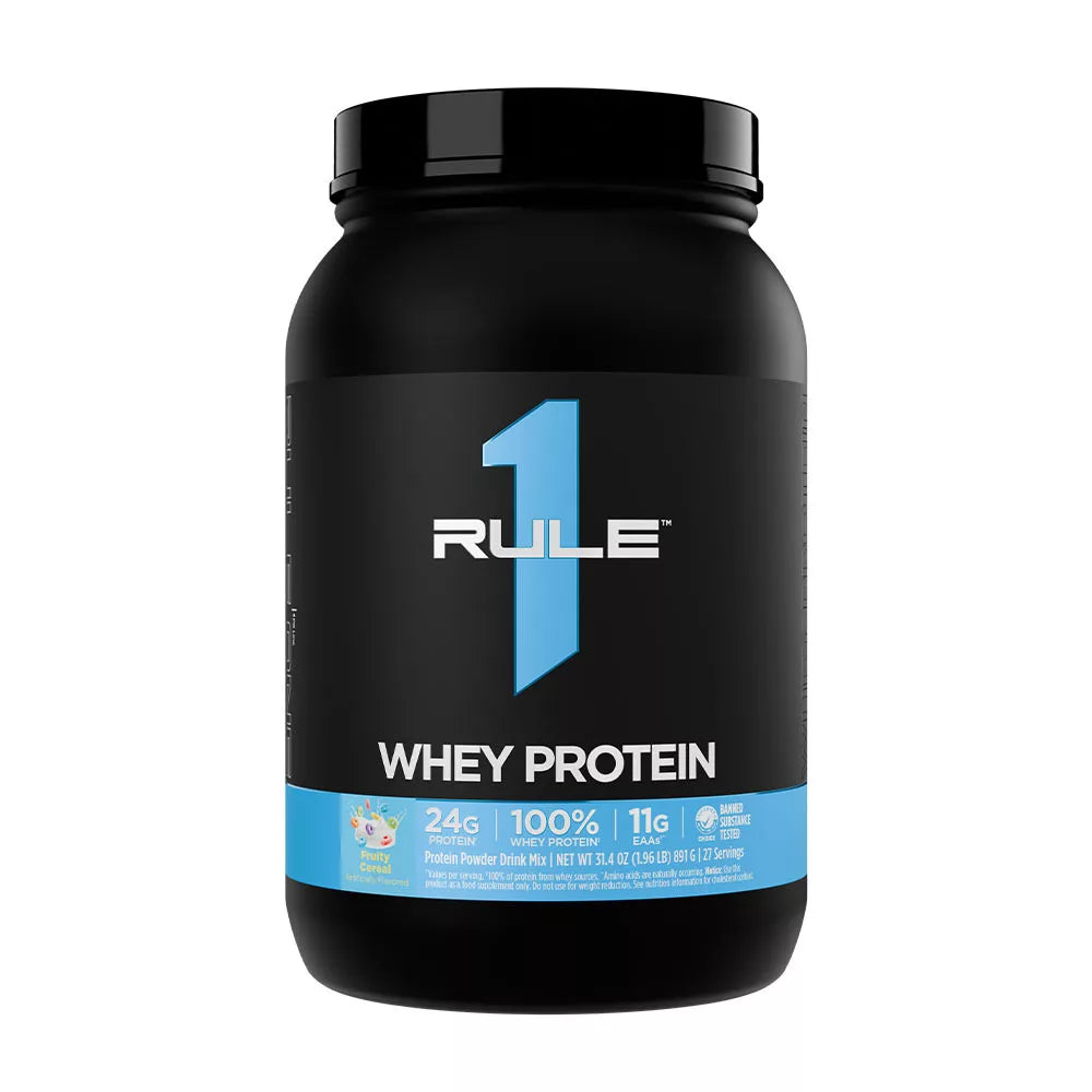 Rule1 Whey Protein (891 g, Fruity Cereal)