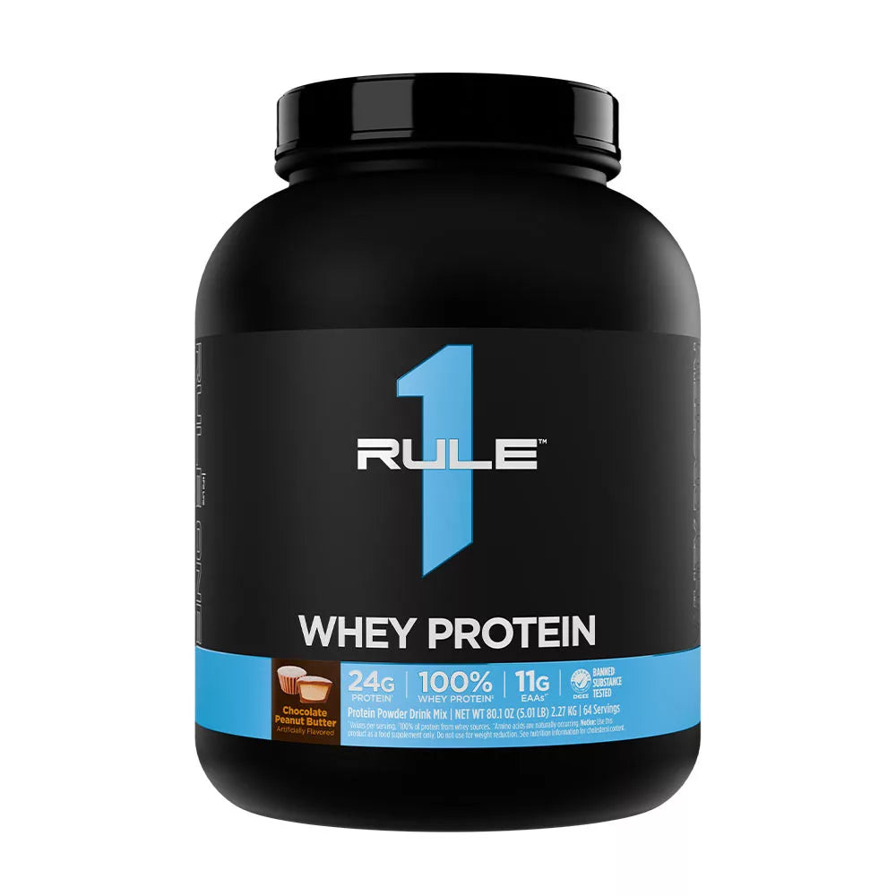 Rule1 Whey Protein (2270 g, Chocolate Peanut Butter)