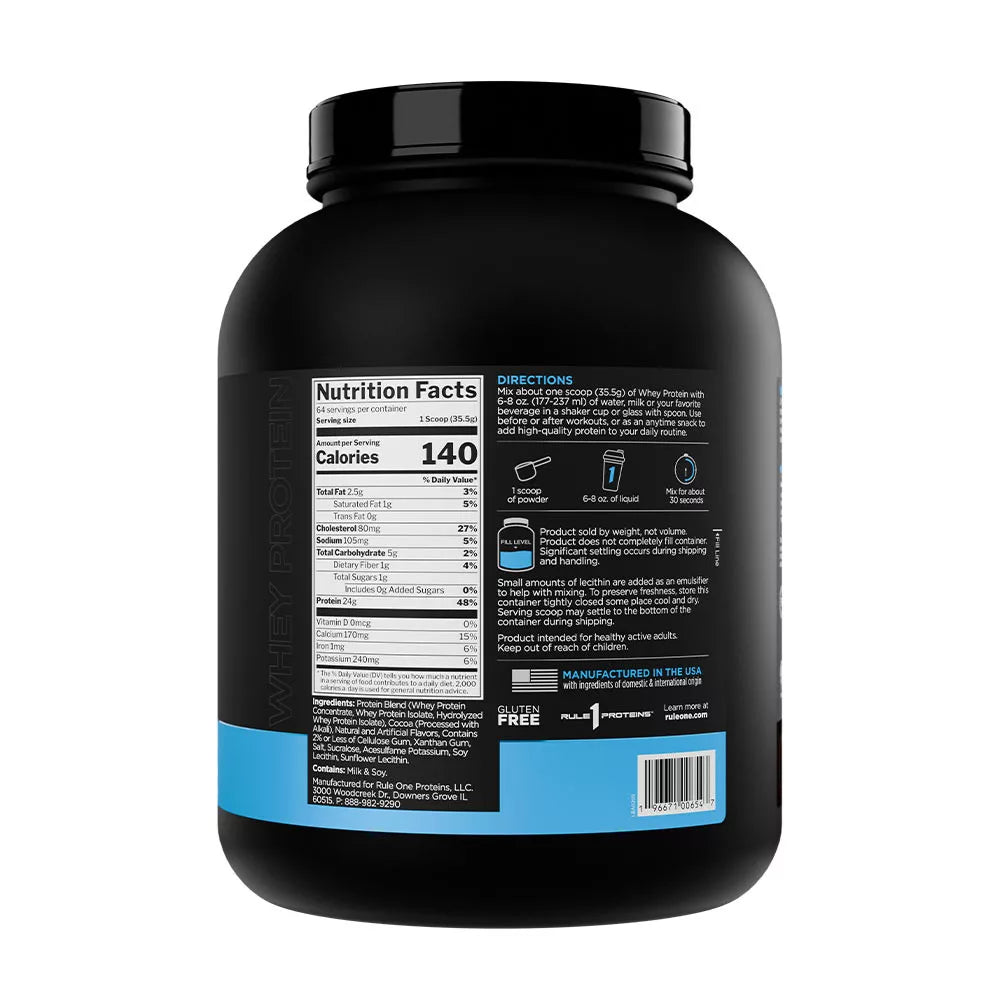 Rule1 Whey Protein (2270 g, Chocolate Peanut Butter)