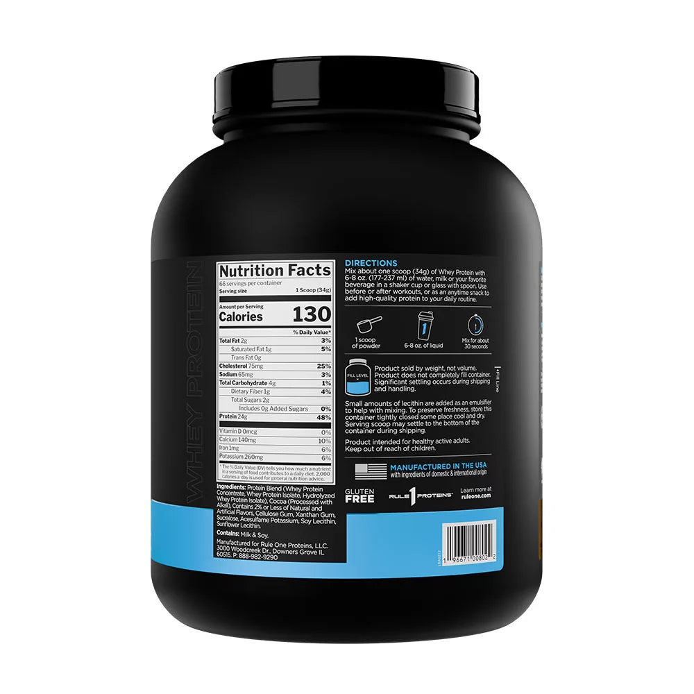 Rule1 Whey Protein (2240 g, Café Mocha)