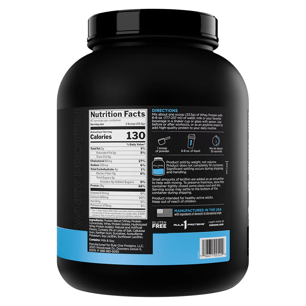 Rule1 Whey Protein (2240 g, Campfire Smores)