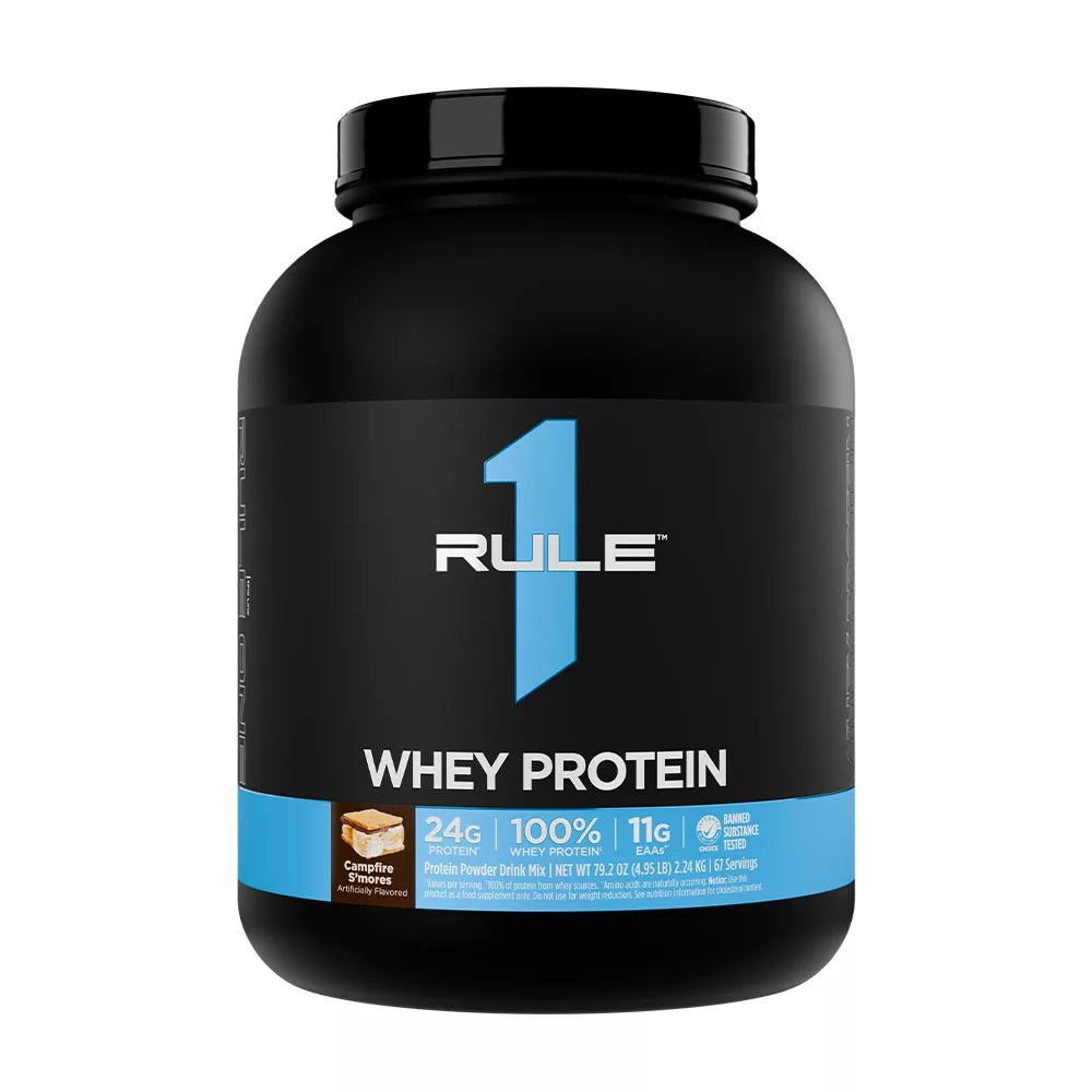 Rule1 Whey Protein (2240 g, Campfire Smores)