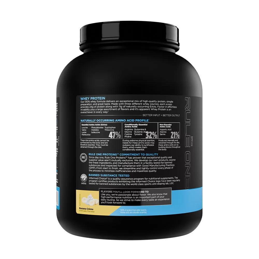 Rule1 Whey Protein (2210 g, Frozen Banana)