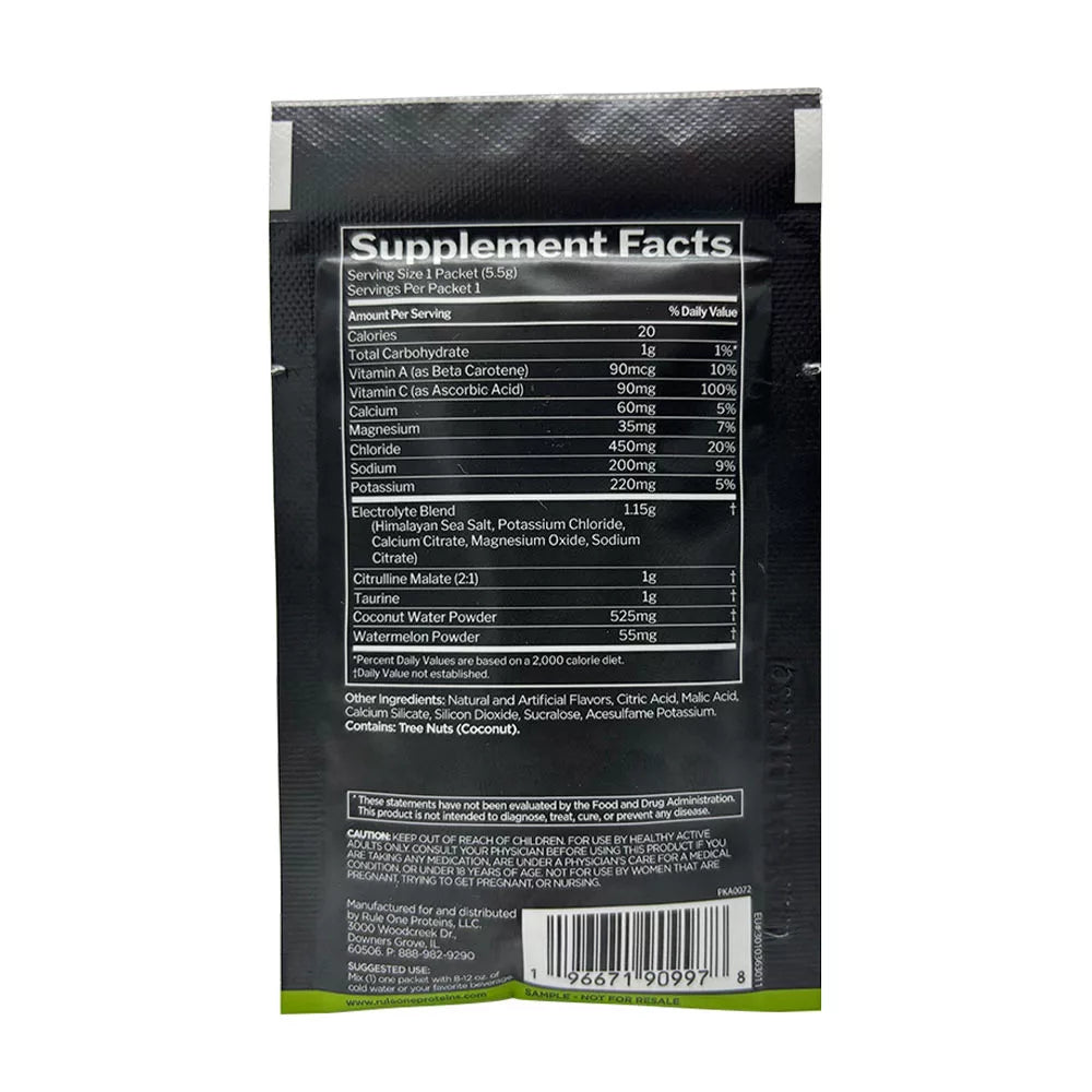 Rule1 Rule1 Lytes Sample (6 g, Lemon Lime)