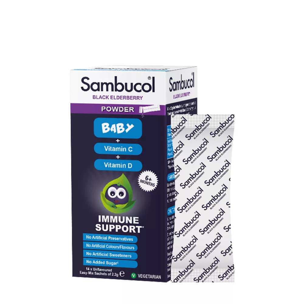 Sambucol Baby Powder (14 Sachets, Unflavored)