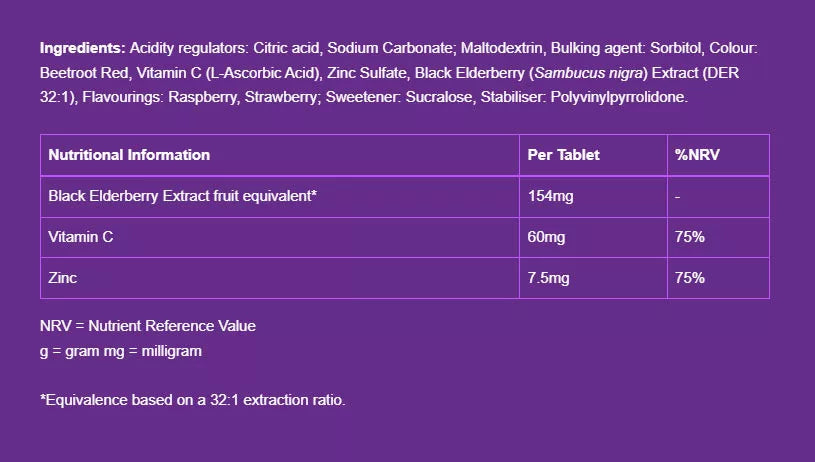 Sambucol Immuno Effervescent (15 Effervescent Tablets)