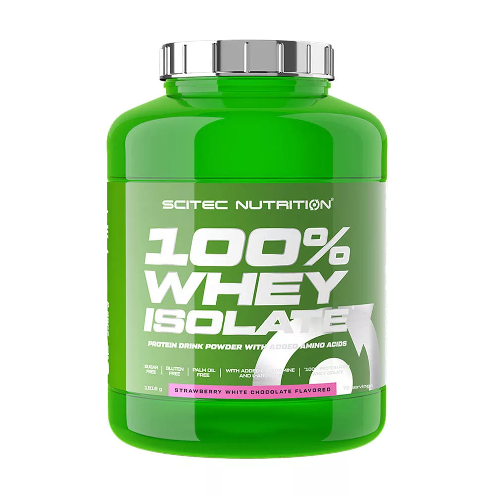 Scitec Nutrition 100% Whey Isolate (1816 g, Strawberry White Chocolate)