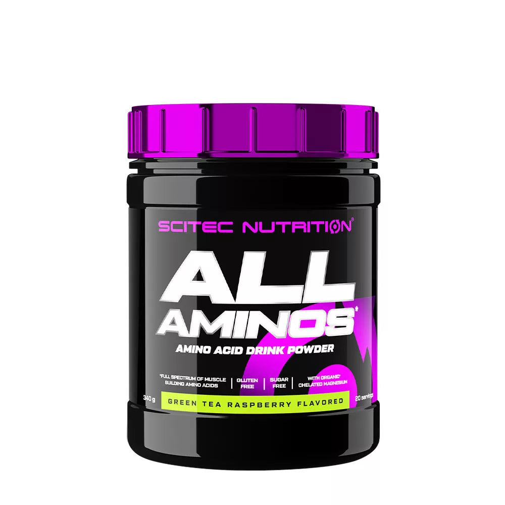Scitec Nutrition All Aminos (340 g, Green tea-raspberry)