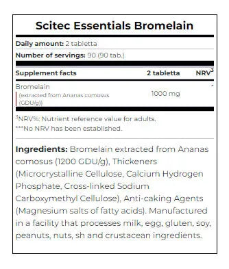 Scitec Nutrition Bromelain (90 Tablets)