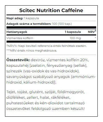 Scitec Nutrition Caffeine (100 Capsules)