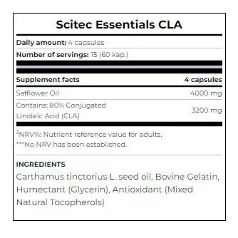 Scitec Nutrition CLA (60 Softgels)
