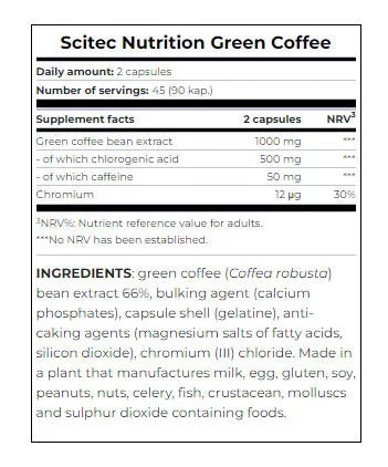 Scitec Nutrition Green Coffee (90 Capsules)