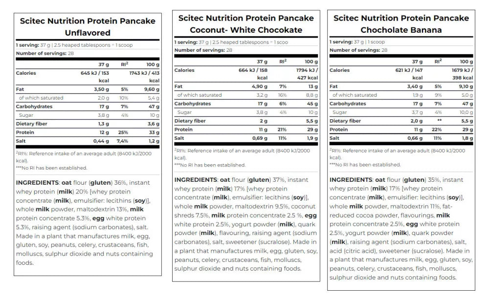 Scitec Nutrition Protein Pancake (1,036 kg, Chocolate Banana)