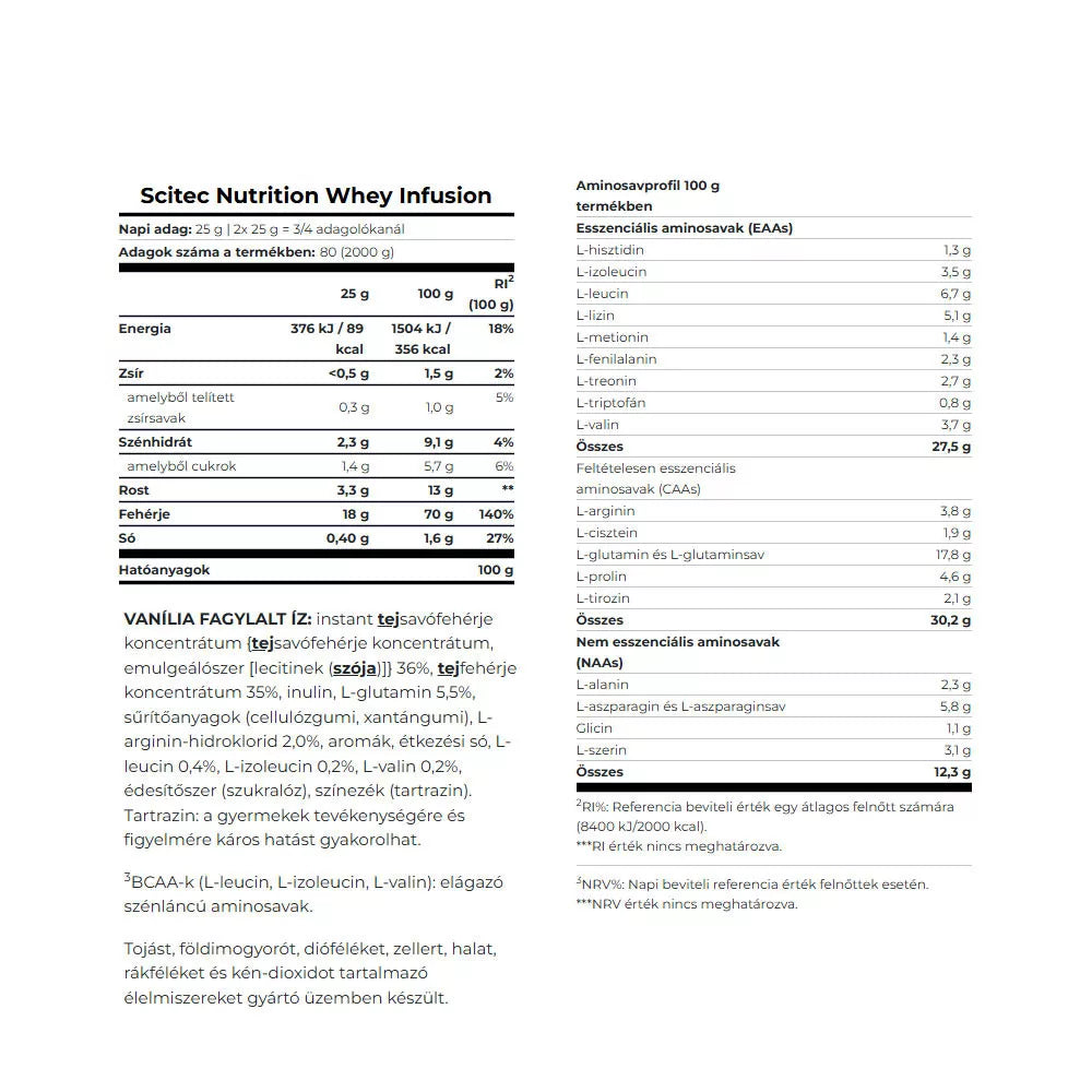 Scitec Nutrition Whey Infusion (2000 g, Vanilla Ice Cream)