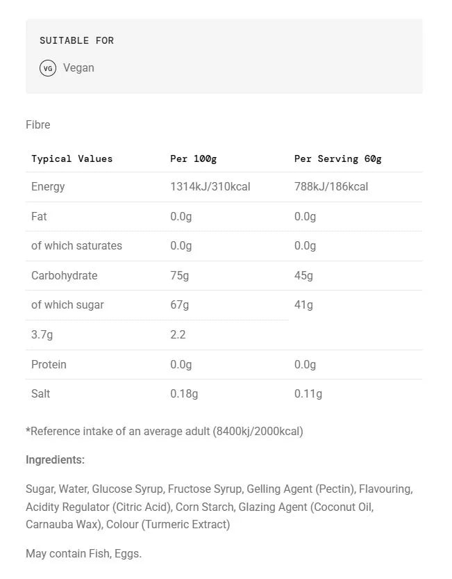 Science in Sport Beta Fuel Energy Chews (60 g, Lemon)