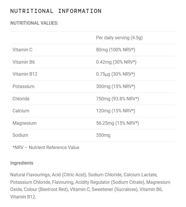 Science in Sport Hydro+ (20 x 4,5 g, Berry)