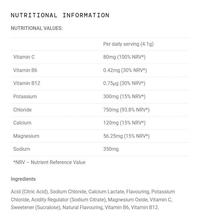 Science in Sport Hydro+ (20 x 4,1 g, Lemon)