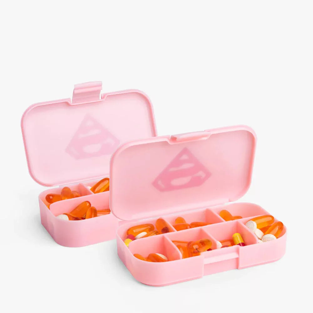 SmartShake Pill Box Organizer (1 pc, Supergirl)
