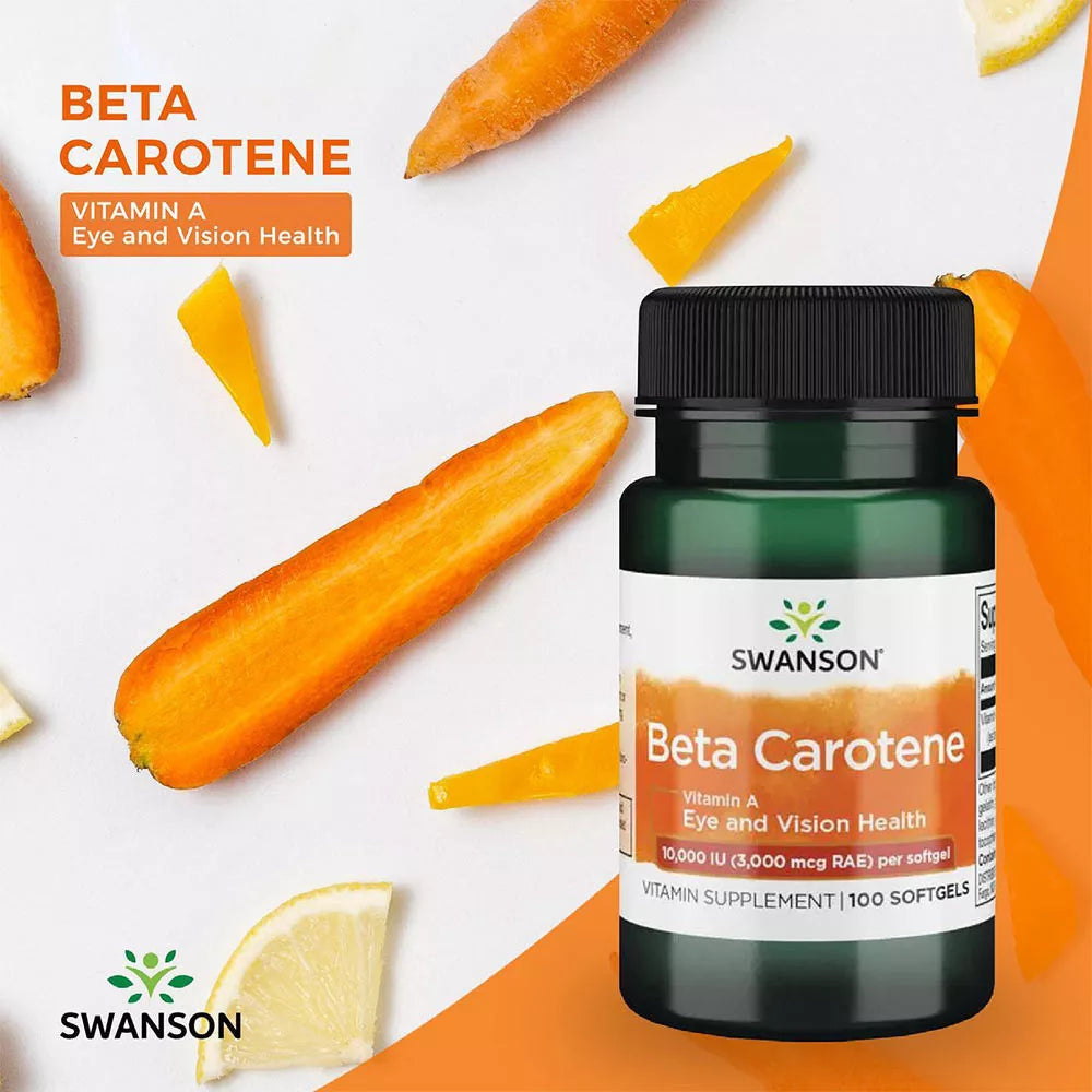 Swanson Beta-Carotene (Vitamin A) (100 Softgels)