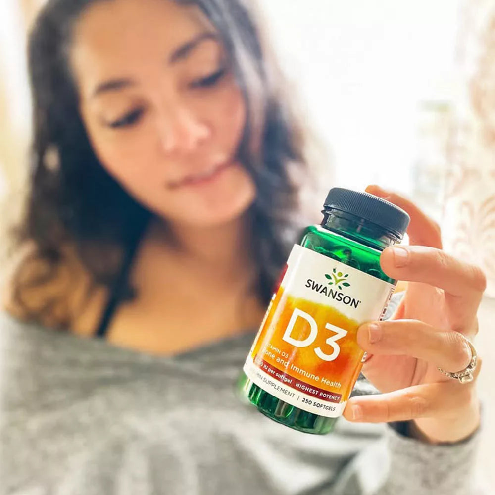 Swanson SWANSON VITAMIN D3 - HIGHER POTENCY 2,000 IU (250 Capsules) (250 Capsules)