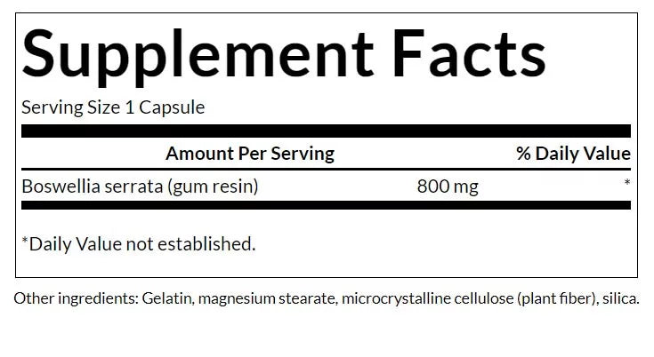 Swanson Full Spectrum Boswellia - 400 mg (60 Capsules)
