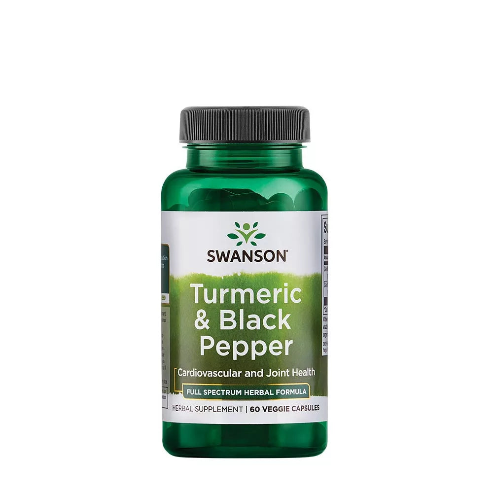 Swanson Turmeric & Black Pepper (60 Capsules)