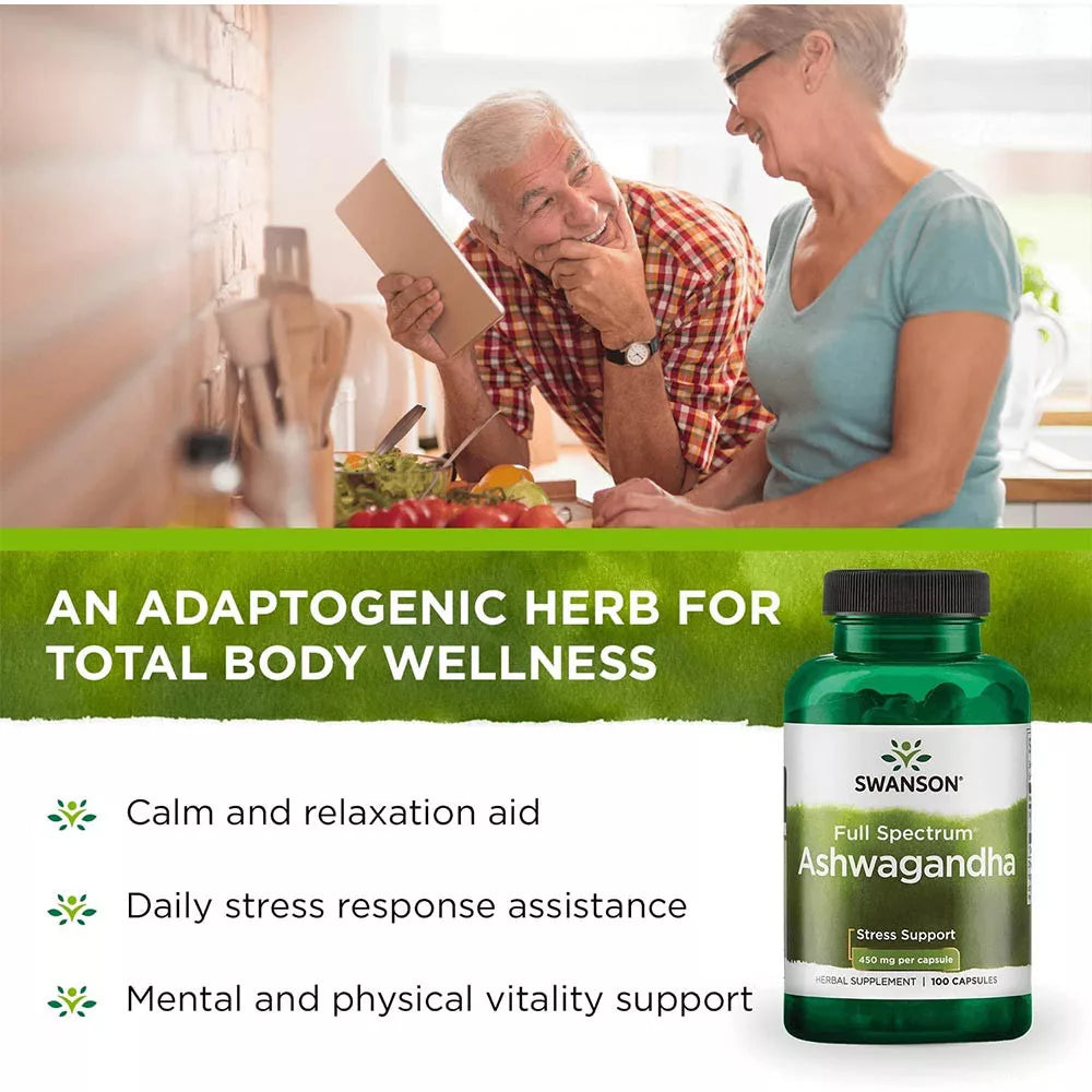 Swanson Ashwagandha (100 Capsules)