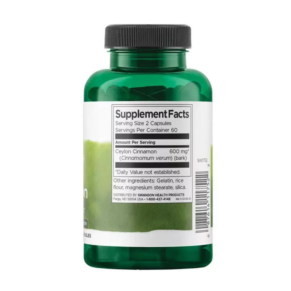 Swanson Full Spectrum True Cinnamon (120 Capsules)