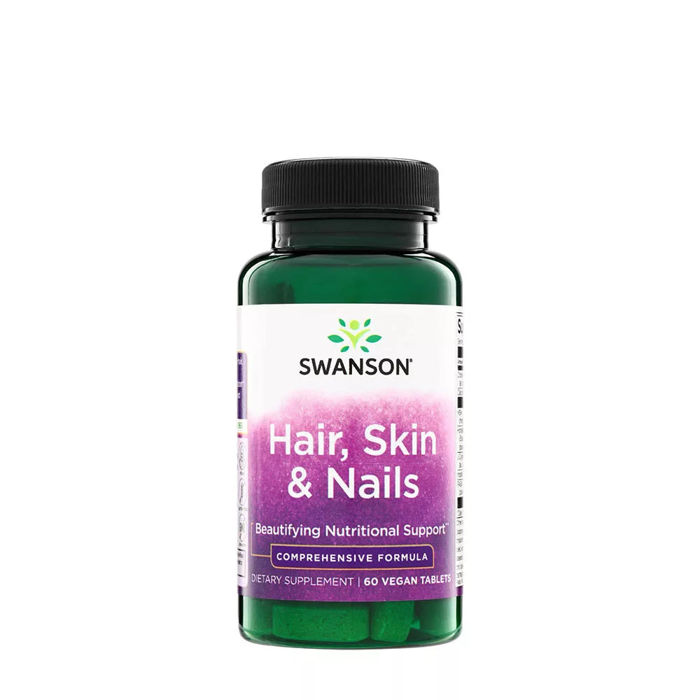 Swanson Hair, Skin & Nails (60 Veg Tablets)