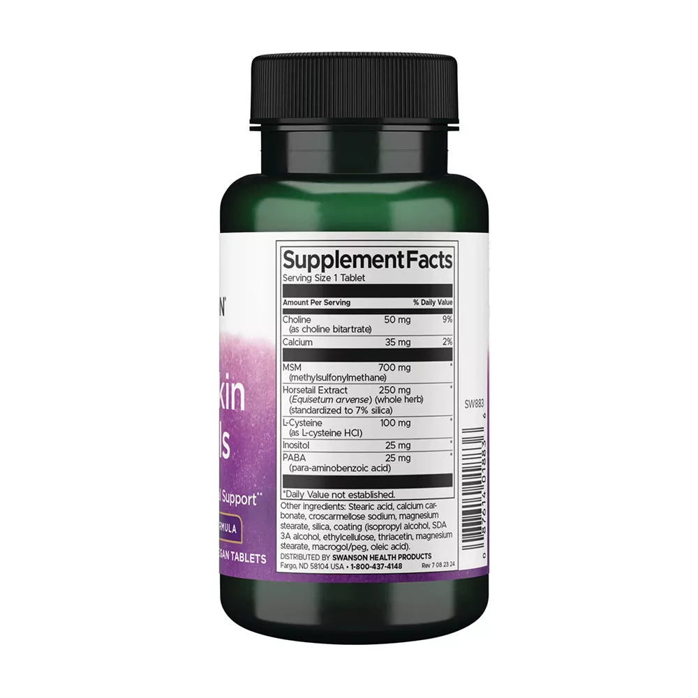 Swanson Hair, Skin & Nails (60 Veg Tablets)