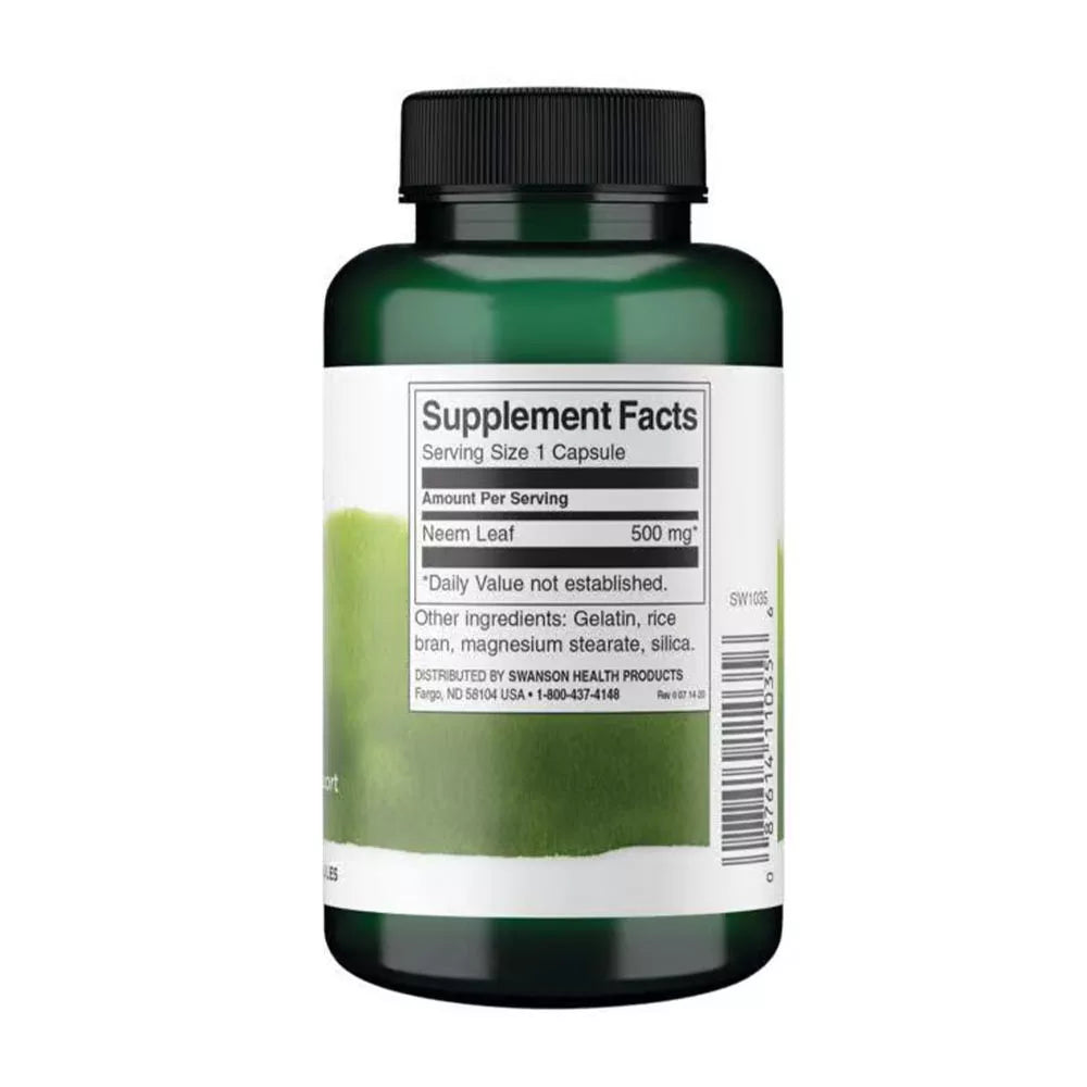 Swanson Neem Leaf (100 Capsules)