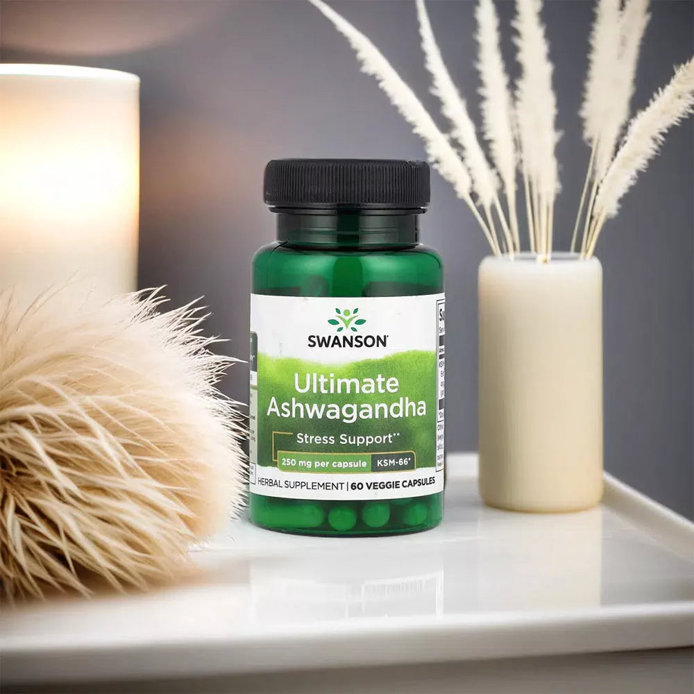 Swanson Ultimate Ashwagandha - KSM-66 250 MG (60 Veg Capsules)