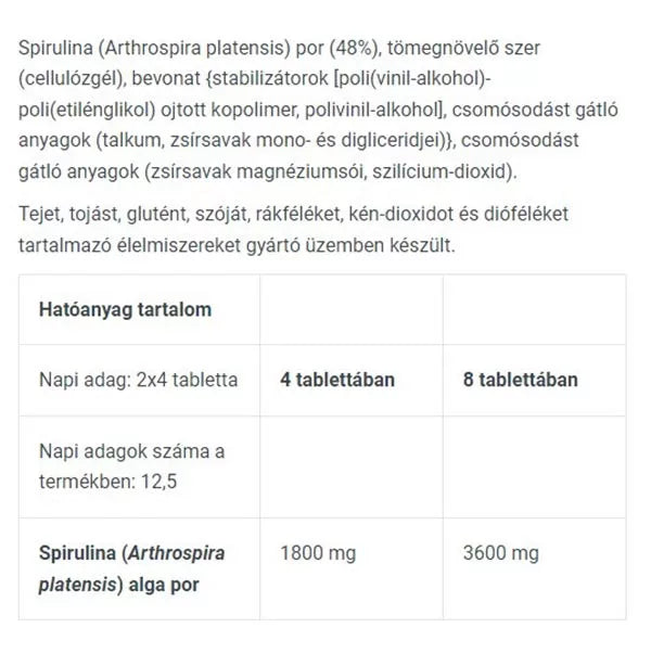 BioTechUSA Spirulina (100 Tablets)