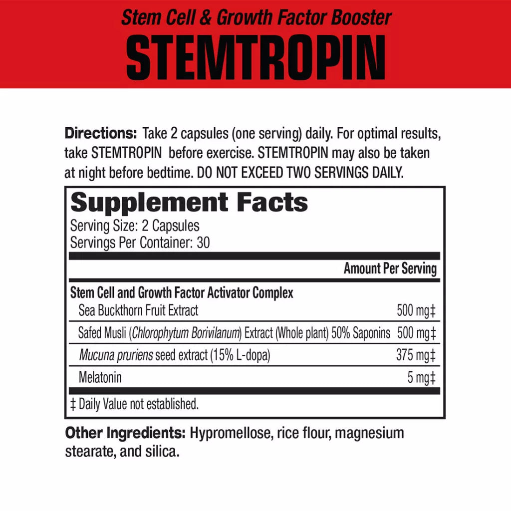 MuscleMeds Stemtropin (60 Caplets)