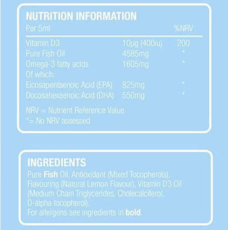 Natures Aid Super Stars Omega-3 - Lemon flavour (150 ml)