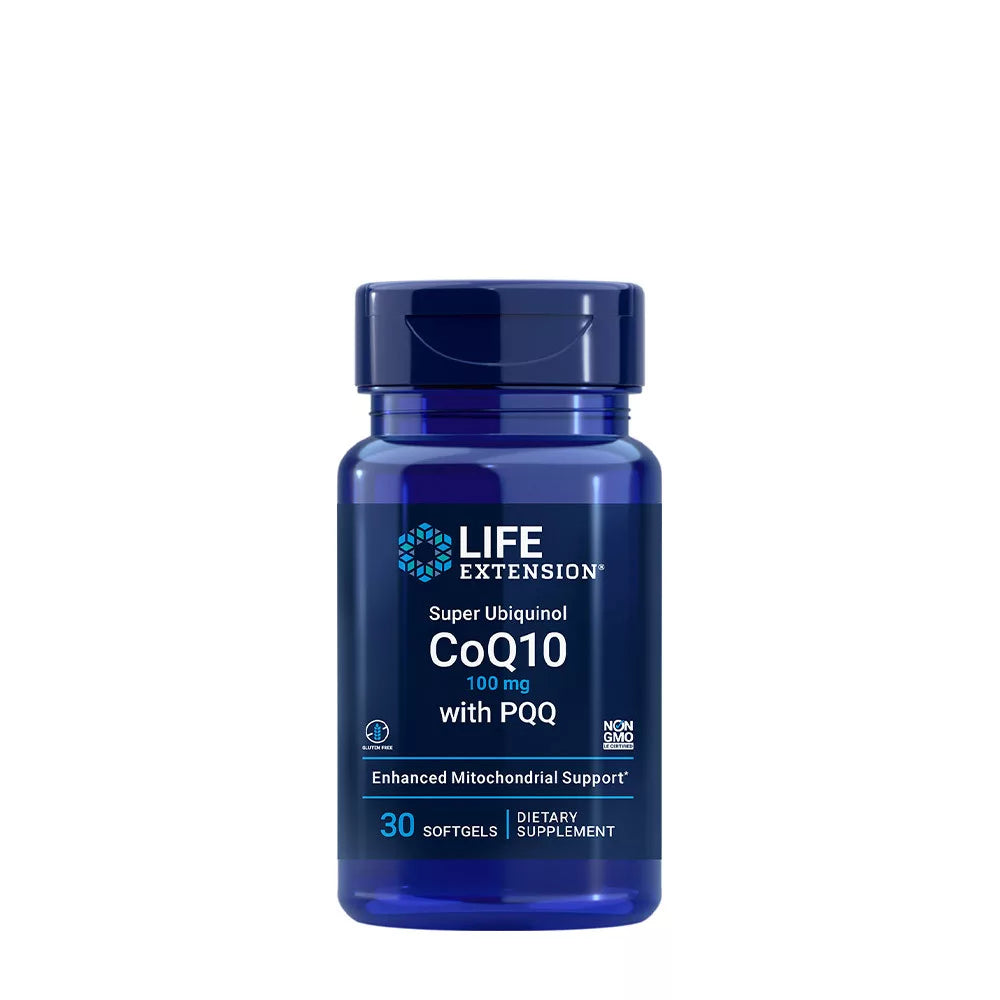 Life Extension Super Ubiquinol CoQ10 with PQQ 100 mg (30 Softgels)