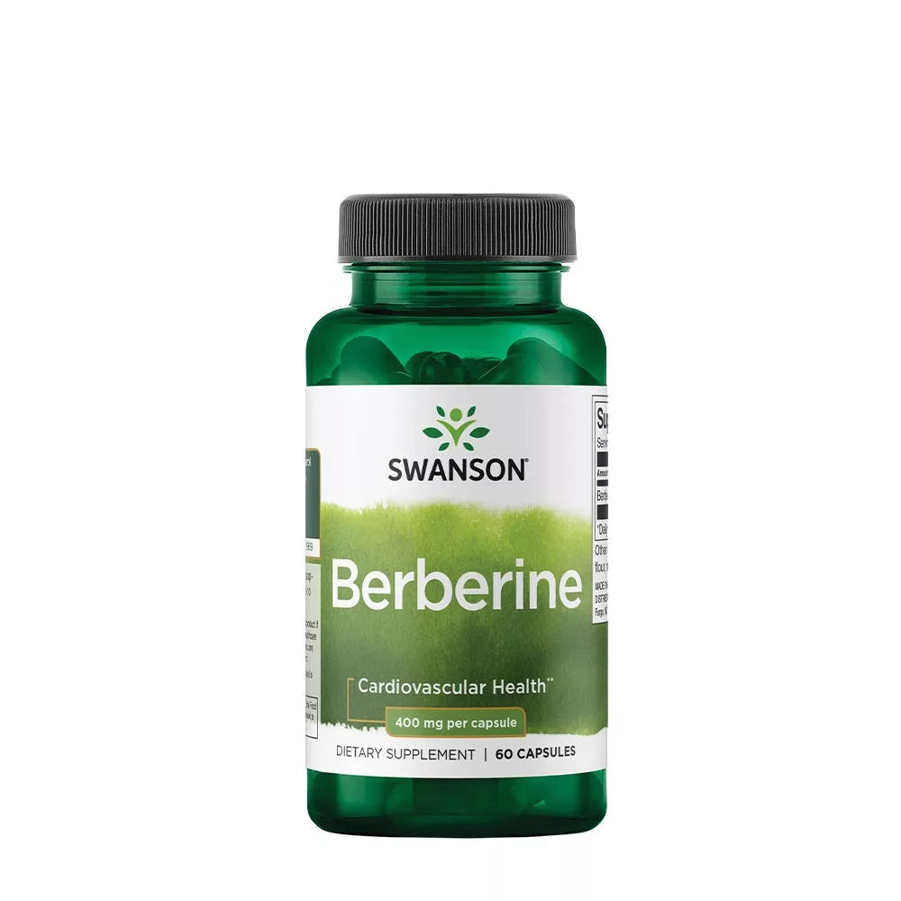 Swanson Berberine 400 mg (60 Veg Capsules)