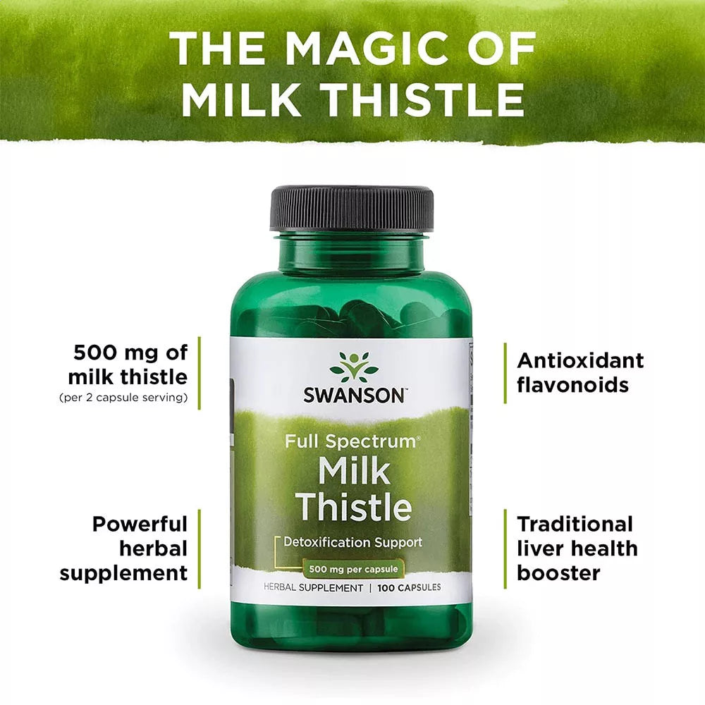 Swanson Milk Thistle (100 Capsules)