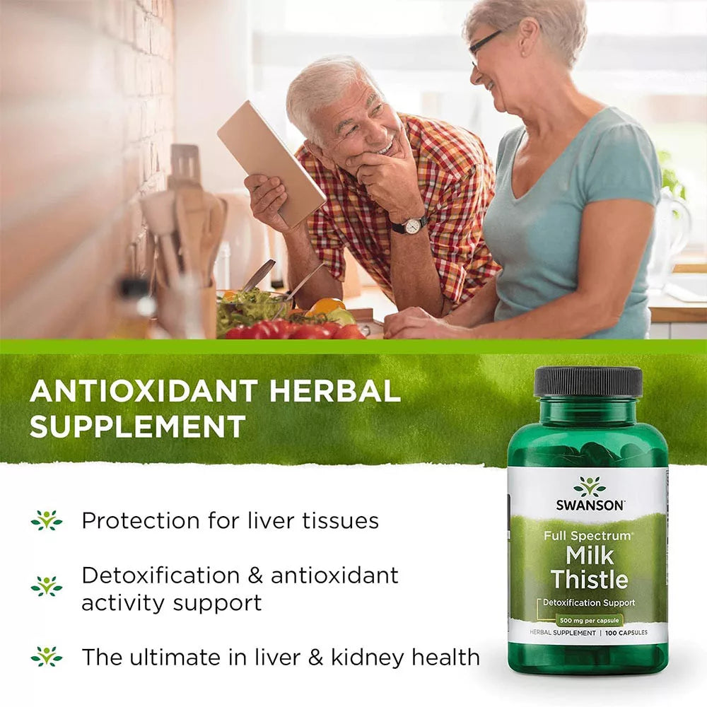 Swanson Milk Thistle (100 Capsules)