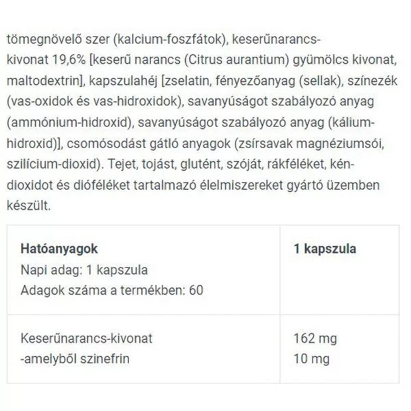 BioTechUSA Synephrine (60 Capsules)