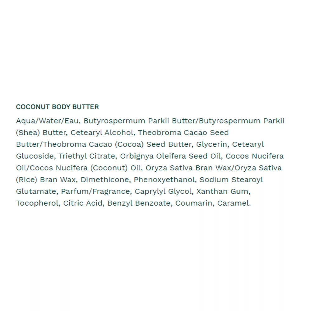 The Body Shop Coconut Body Butter (200 ml, Coconut)