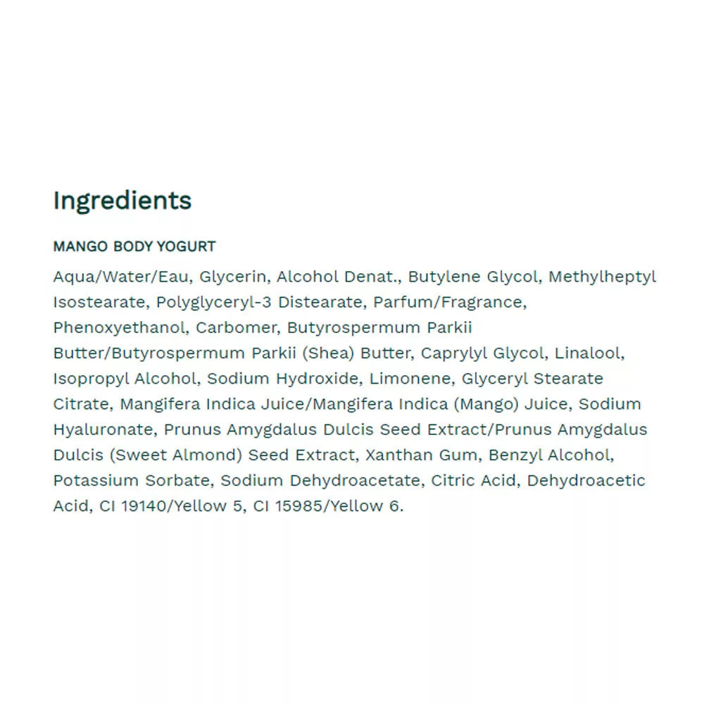 The Body Shop Mango Body Yogurt (200 ml, Mango)